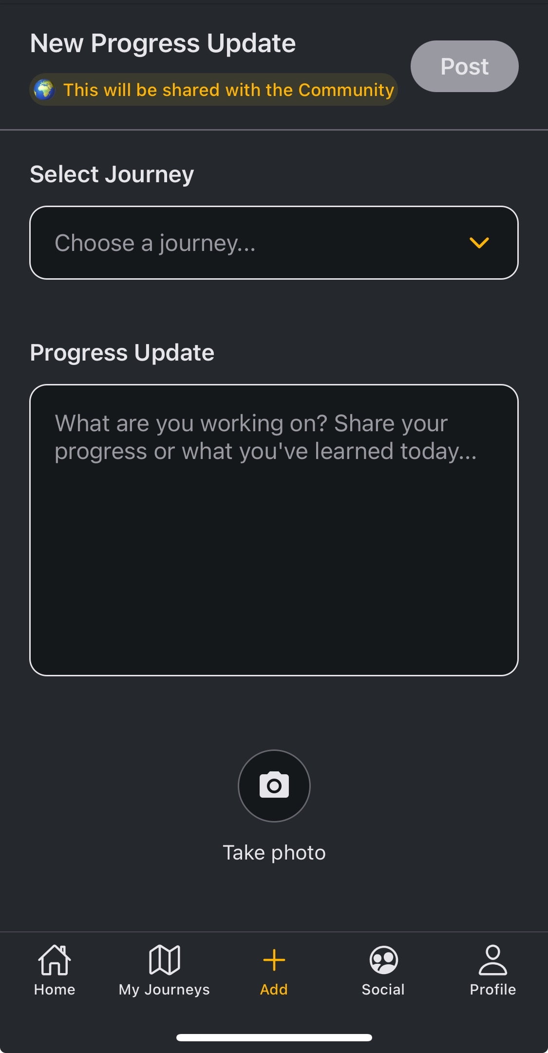 Update form screenshot