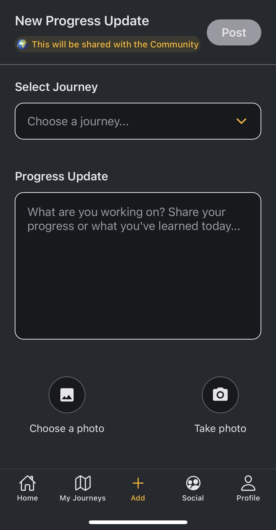 Update form screenshot